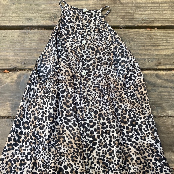 SMYM Selena Cheetah Print Racerback Flow Tank XS - Picture 3 of 4